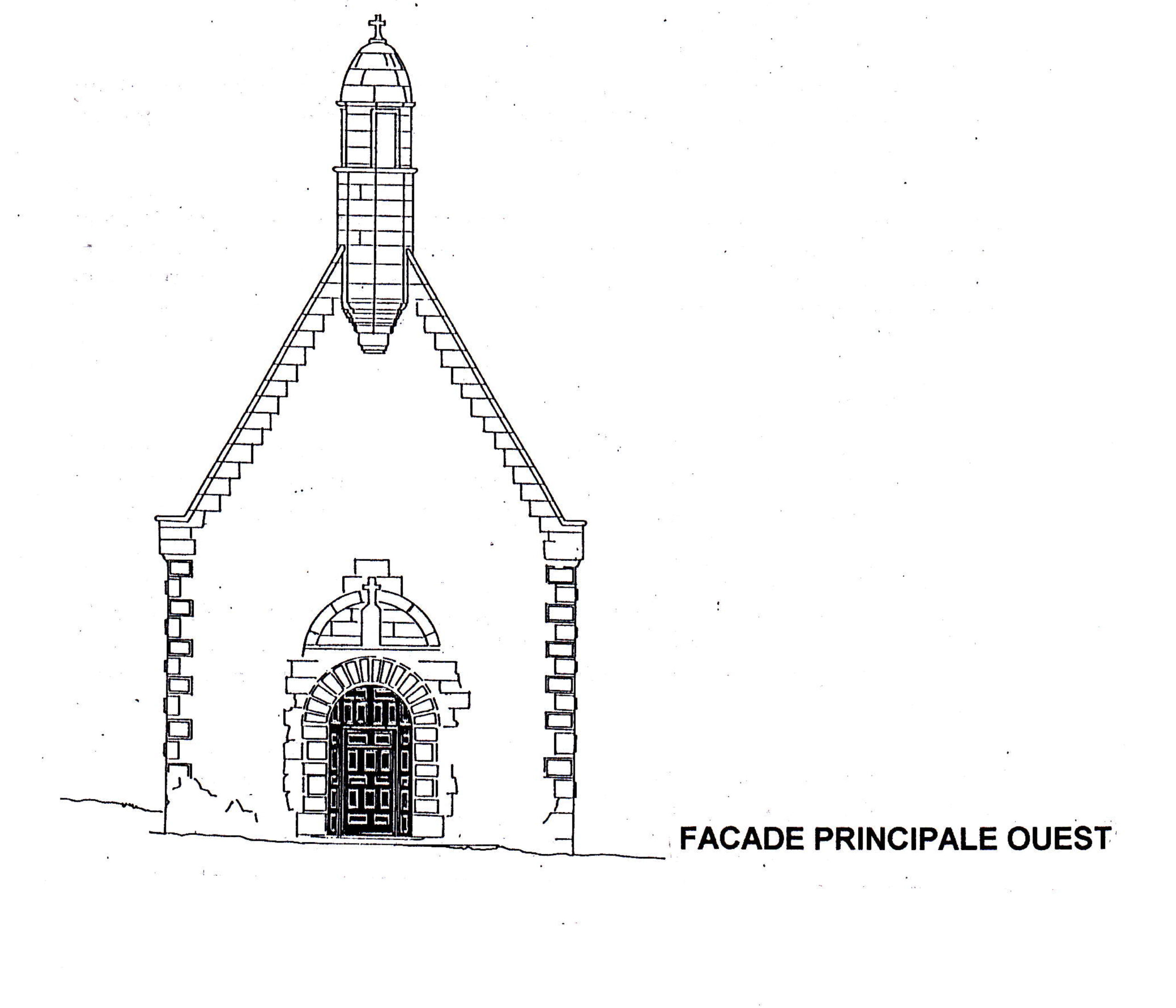 Chapelle Saint Roch - Dessin J.M.