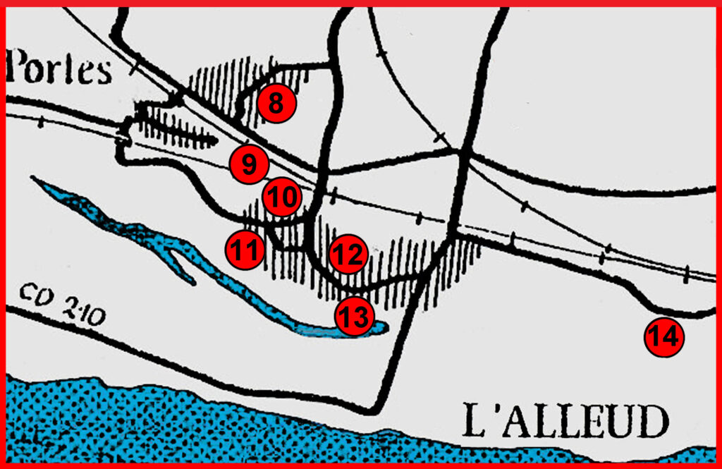 Châteaux-Demeures-de-la-Possonnière-Alleud-Carte